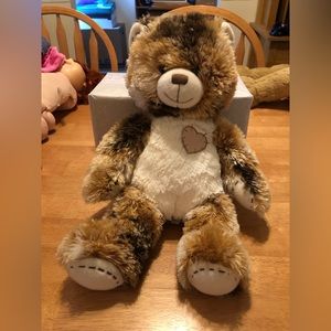 Tricolored build a bear, bear, great condition.